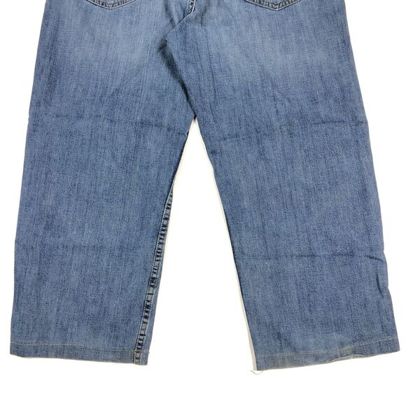 Levis 550 Light Wash Blue Denim Jeans Pants Bottoms Mens size 38x24 B33 - Picture 6 of 8